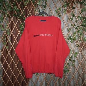 Medium-Vintage Y2K B.u.m. equipment embroider 90s sweatshirt